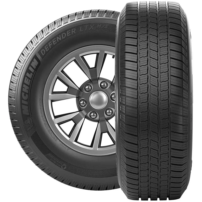 Michelin Defender LTX M/S LT265/70R17/E All-Season Light Truck Tire – Load Range E, 121/118R Rating