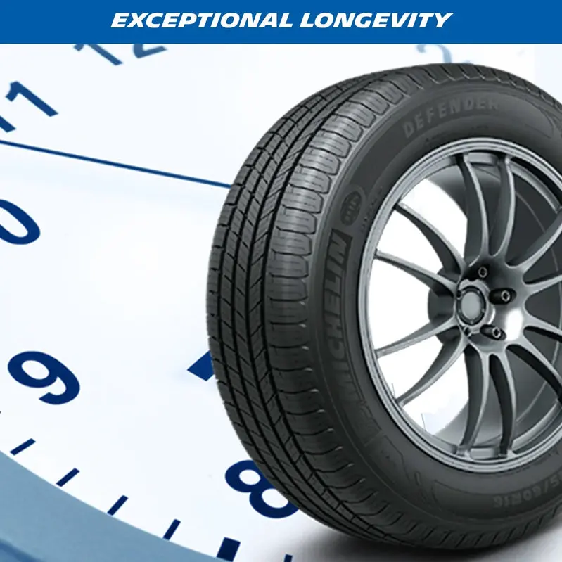 Michelin Defender LTX M/S LT265/70R17/E All-Season Light Truck Tire – Load Range E, 121/118R Rating