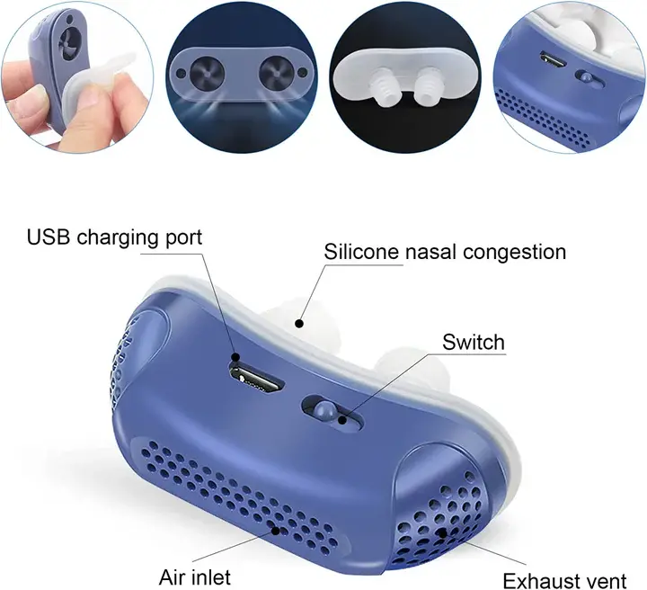 Micro CPAP Device – Portable Sleep Apnea Therapy Machine for Travel 2