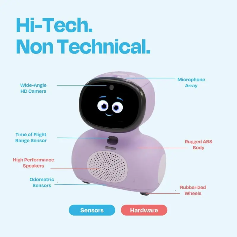 MIKO Mini AI Robot for Kids – STEM Learning Companion with Coding, Games, and Voice Interaction (Ages 5–12)