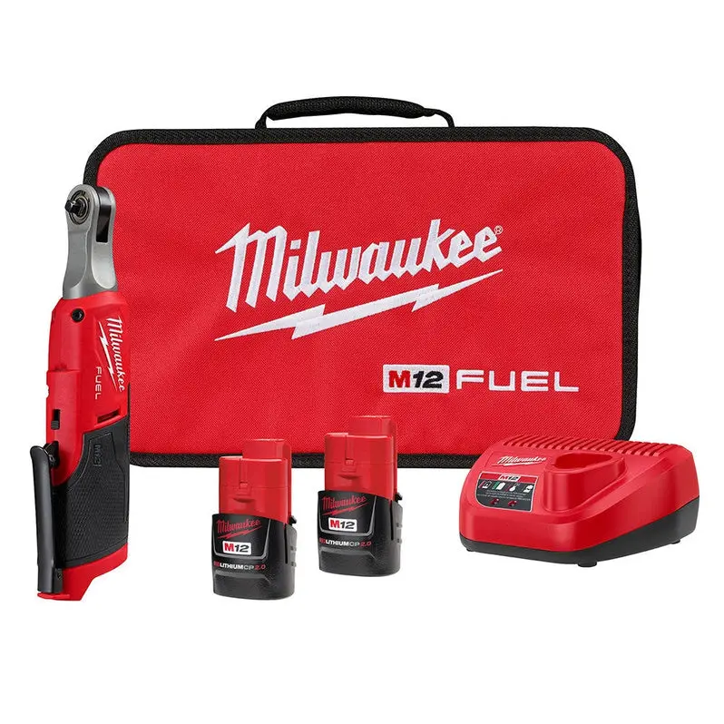 Milwaukee M12 FUEL 1/4" High-Speed Cordless Ratchet – Compact Fastening Tool with Brushless Motor