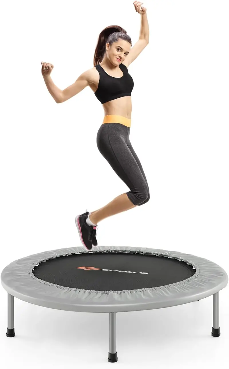 Mini Foldable Trampoline – Compact Rebounder for Kids’ Fitness and Indoor Play