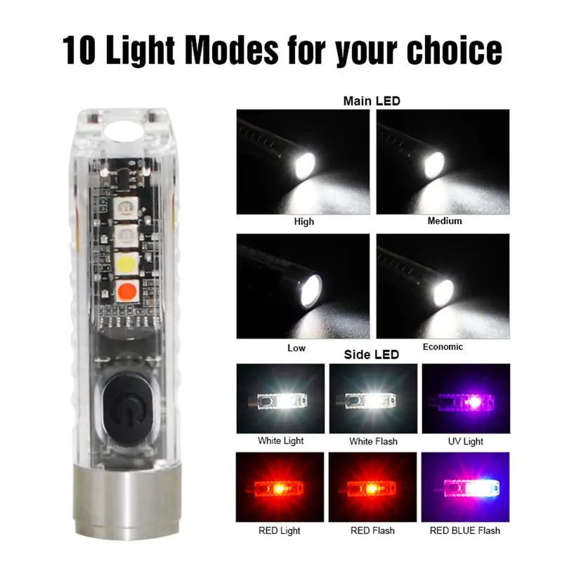 Mini LED Keychain Flashlight | Pocket-Sized Brightness for Everyday Carry