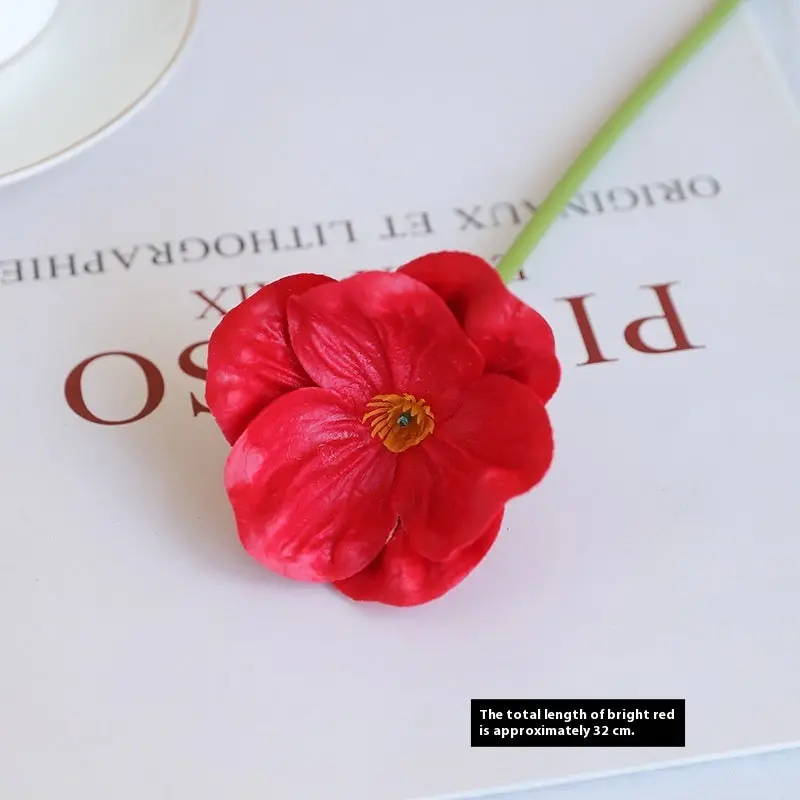 Mini Poppy Stem – PU Faux Floral Accent for Boutonnieres, Centerpieces & Event Details 6