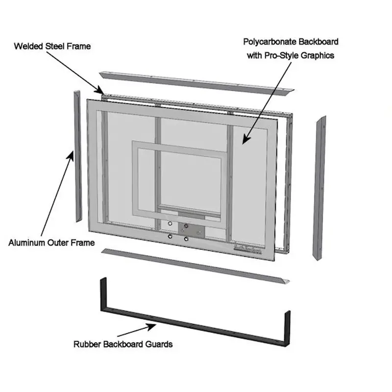 Mini Pro Xtreme Indoor Wall-Mounted Basketball Hoop – Polycarbonate Backboard, Reinforced Steel Rim, and Space-Saving Mounting System