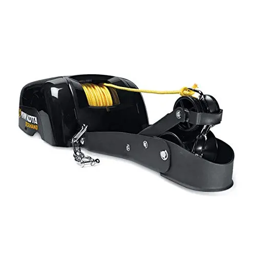 Minn Kota Deckhand 40 Electric Anchor Winch – 40 lb Pull Capacity, 100 ft Rope & Horizontal Davit Included