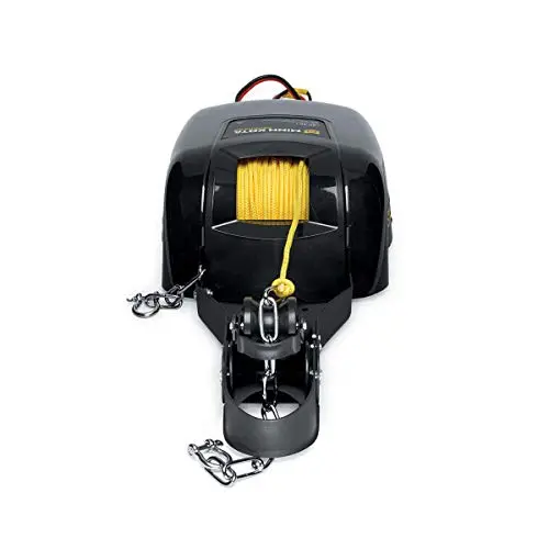 Minn Kota Deckhand 40 Electric Anchor Winch – 40 lb Pull Capacity, 100 ft Rope & Horizontal Davit Included