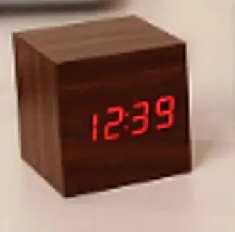 Modern Digital Wooden Wall Clock – Sleek, Eco-Friendly Timepiece