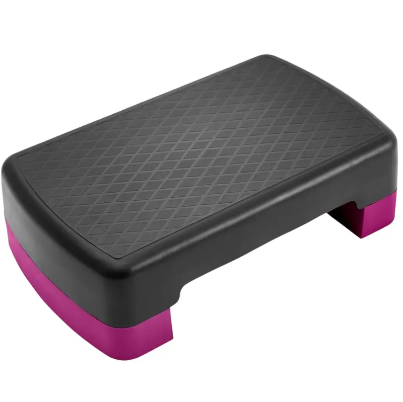 Modular Aerobic Step Platform – Includes Two Risers for Progressive Cardio & Strength Training