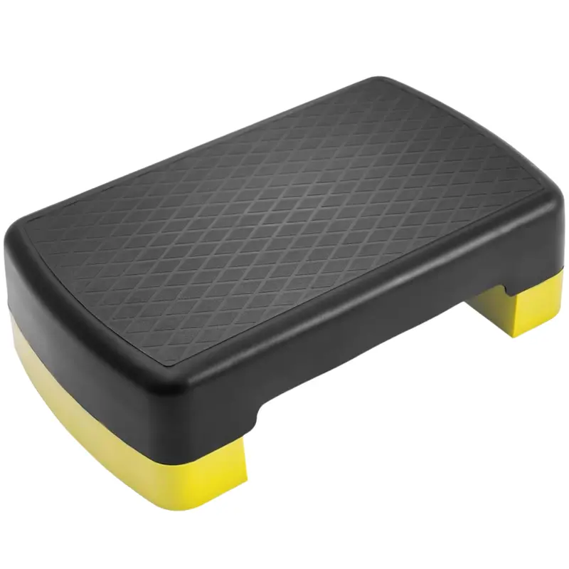 Modular Aerobic Step Platform – Includes Two Risers for Progressive Cardio & Strength Training