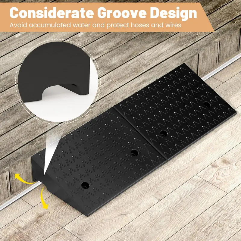 Modular Curb Ramp Kit – 2-Piece Heavy-Duty Transition Ramp