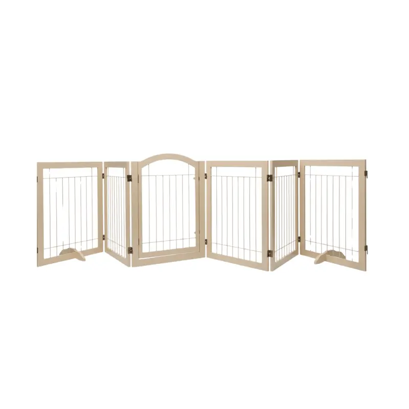 Modular Pet Gate & Playpen – Multi-Panel Convertible Enclosure with Door