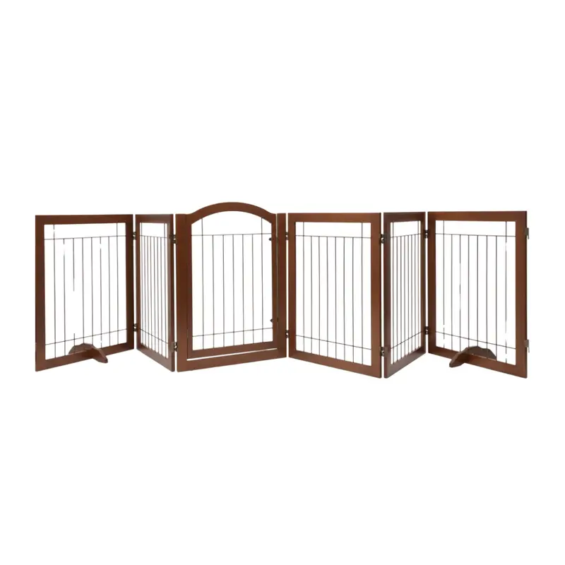 Modular Pet Gate & Playpen – Multi-Panel Convertible Enclosure with Door 2