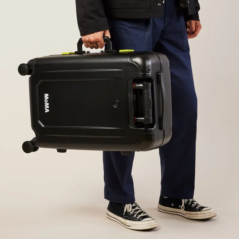 MoMA x Solgaard Carry-On Closet Suitcase 4.0 (Black)