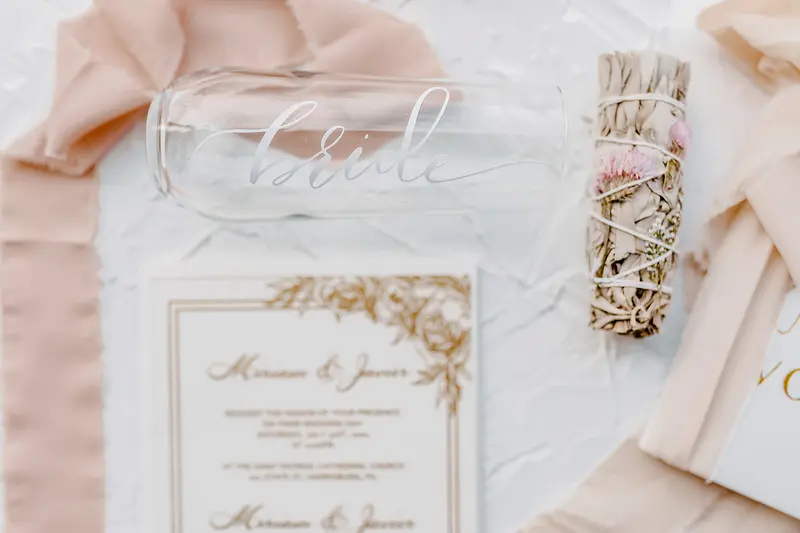 Monogrammed Champagne Flutes for Toasts and Keepsakes 2