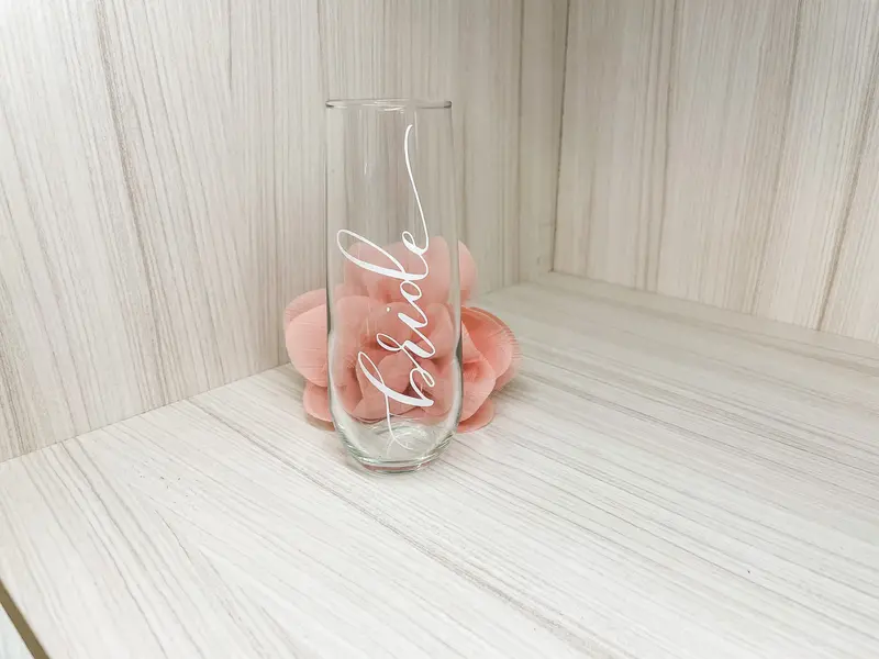 Monogrammed Champagne Flutes for Toasts and Keepsakes