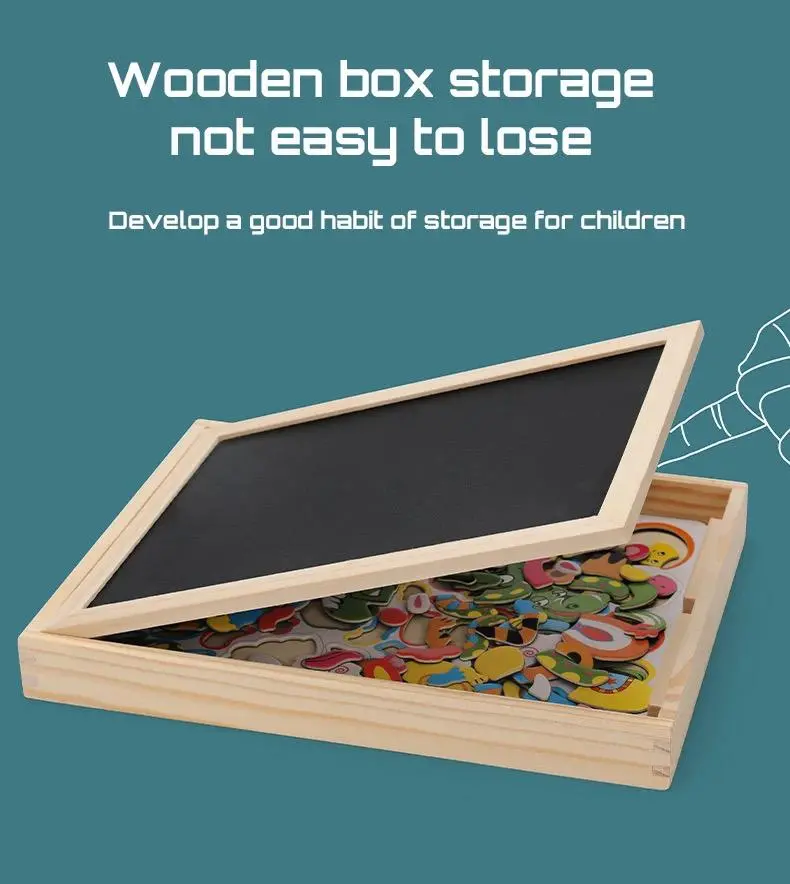 Montessori Magnet Drawing Board – Dual-Sided Educational Toy for Creative Play
