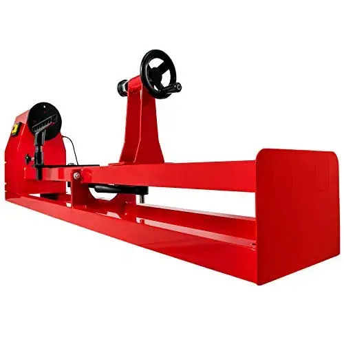 Mophorn 14" x 40" Benchtop Wood Lathe – Includes 3 Turning Chisels and Variable Speed Control
