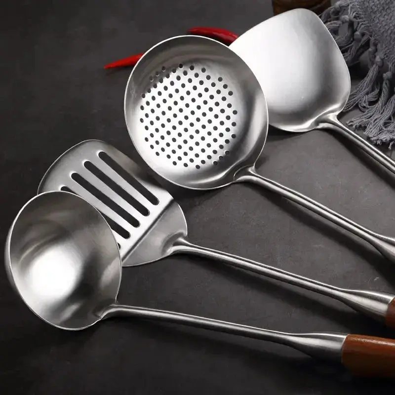 Morve 7-Piece Stainless Steel Kitchen Tool Set – Includes Storage Stand, Heat-Resistant Utensils for All Cooking Tasks