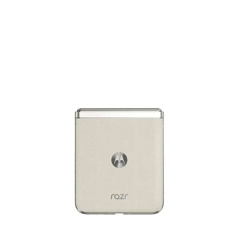 Motorola razr 2023 Foldable Smartphone – Unlocked, Vanilla Cream, 32MP Camera, Compact Dimensions
