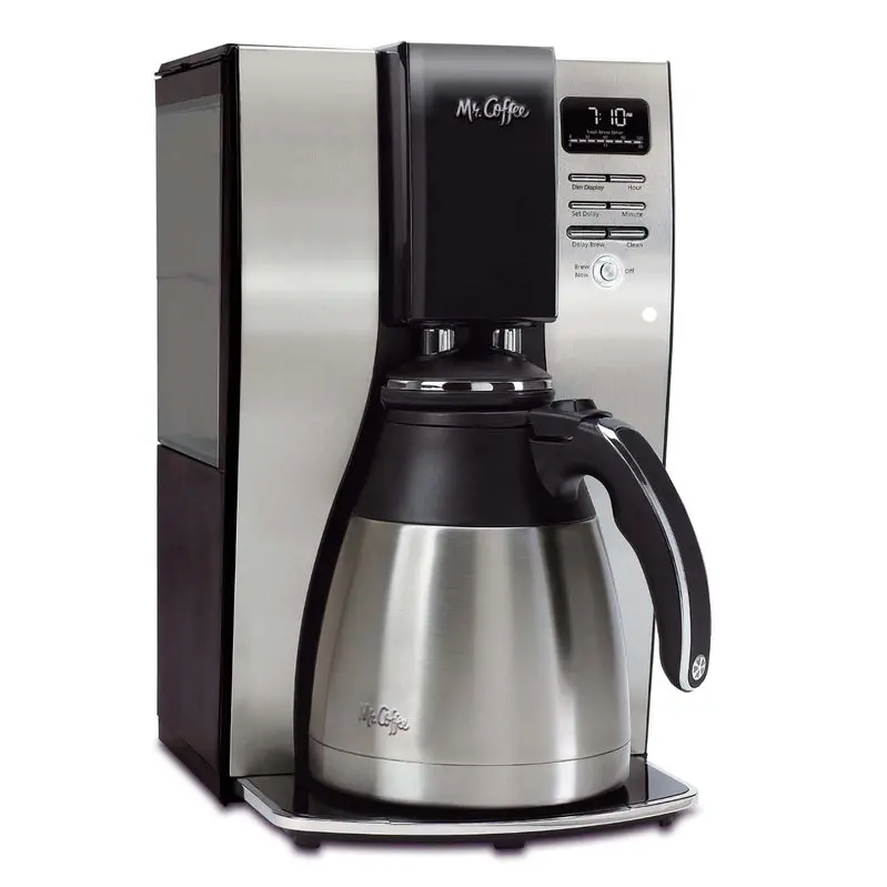 Mr. Coffee 10-Cup Programmable Thermal Carafe Coffee Maker – Insulated Stainless Steel Pot