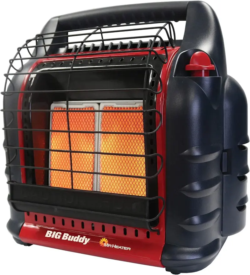 Mr. Heater Big Buddy 18,000 BTU Portable Propane Heater – Indoor-Safe, Dual Fuel Option