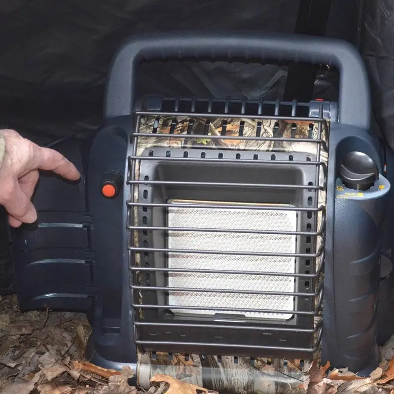 Mr. Heater Hunting Buddy Portable Propane Heater – 12,000 BTU Camo-Design Heater for Outdoor Use