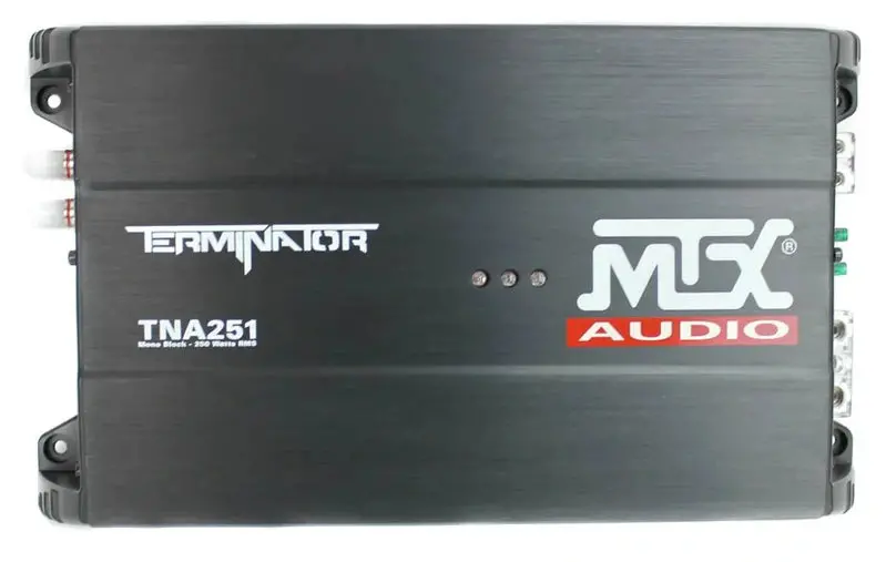 MTX 12" Dual-Voice-Coil Car Subwoofer System – Includes Enclosed Box, Amplifier, and Complete QPower Wiring Kit