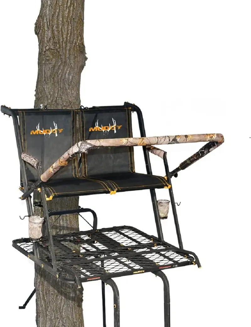 MUDDY Nexus XTL 20-Foot Ladder Tree Stand – 500-Pound Weight Capacity, Two-Person Use