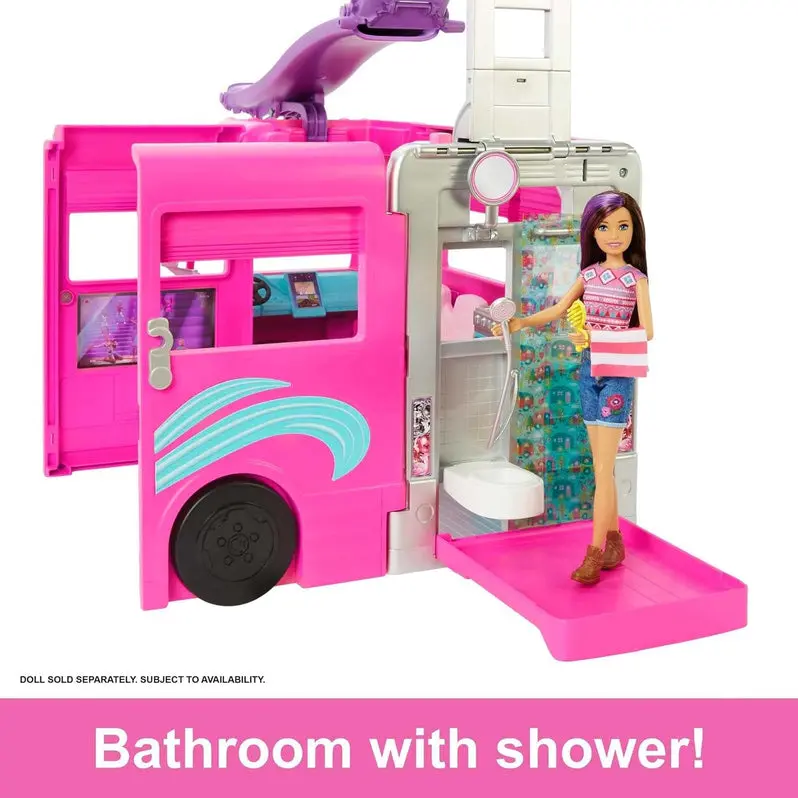 Multi-Feature Playset with Toy Vehicles, Slide, Pool, and Furniture