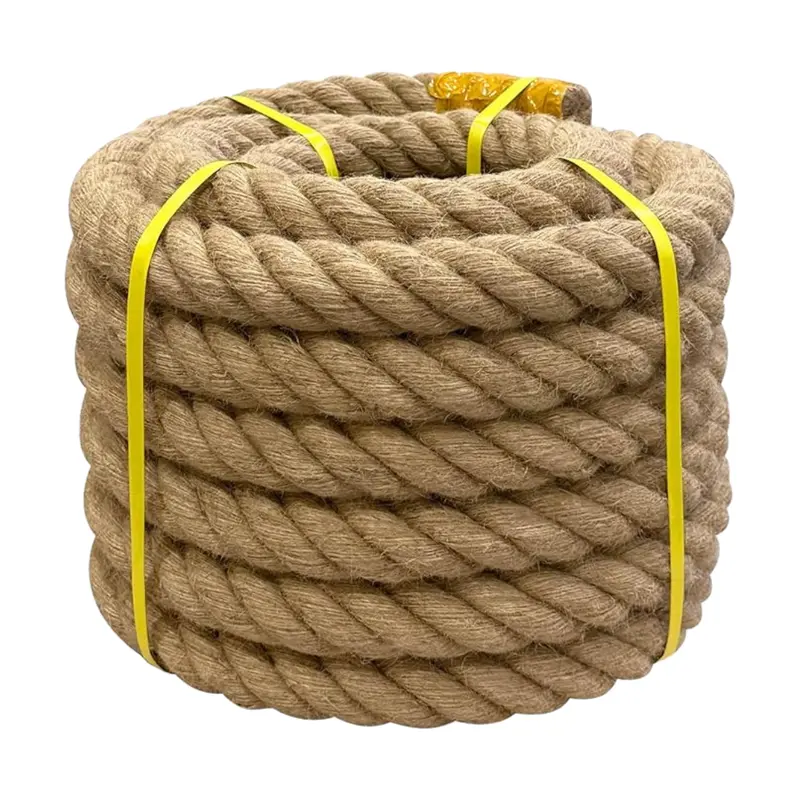 Natural Jute Rope – 1", 1.5", and 2" Diameter Options for Swings, Railings & Crafts