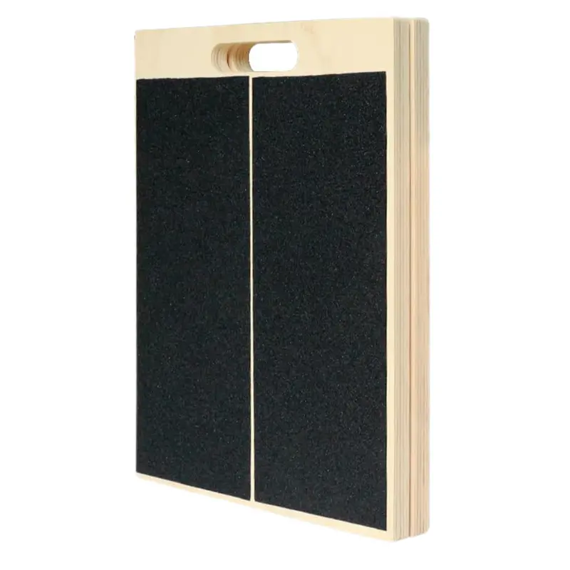Natural Wood Slant Board – Calf Stretching & Mobility Aid for Squat Training and Recovery 2