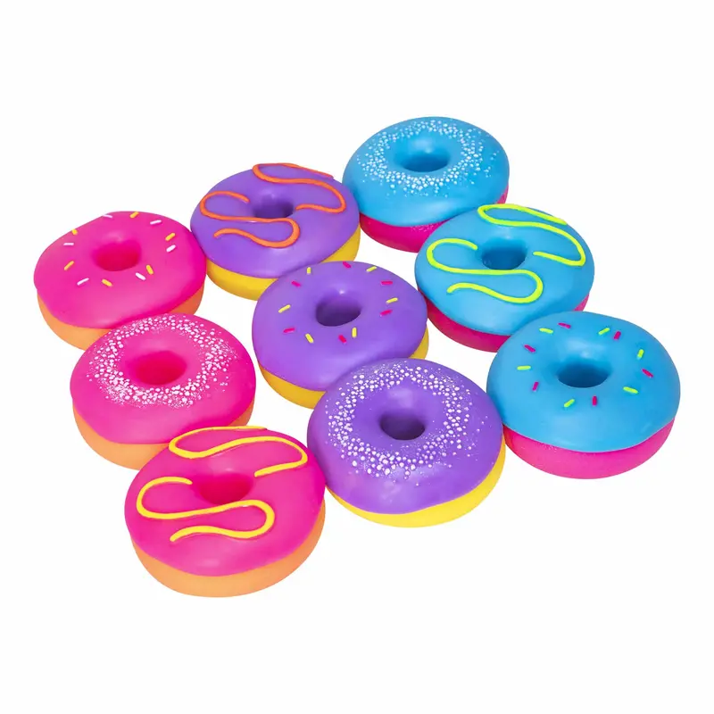 NeeDoh Dohnuts – Chew-Resistant Squishy Ring Toys