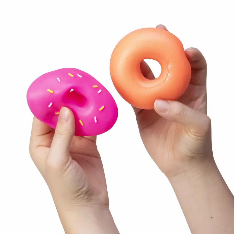 NeeDoh Dohnuts – Chew-Resistant Squishy Ring Toys