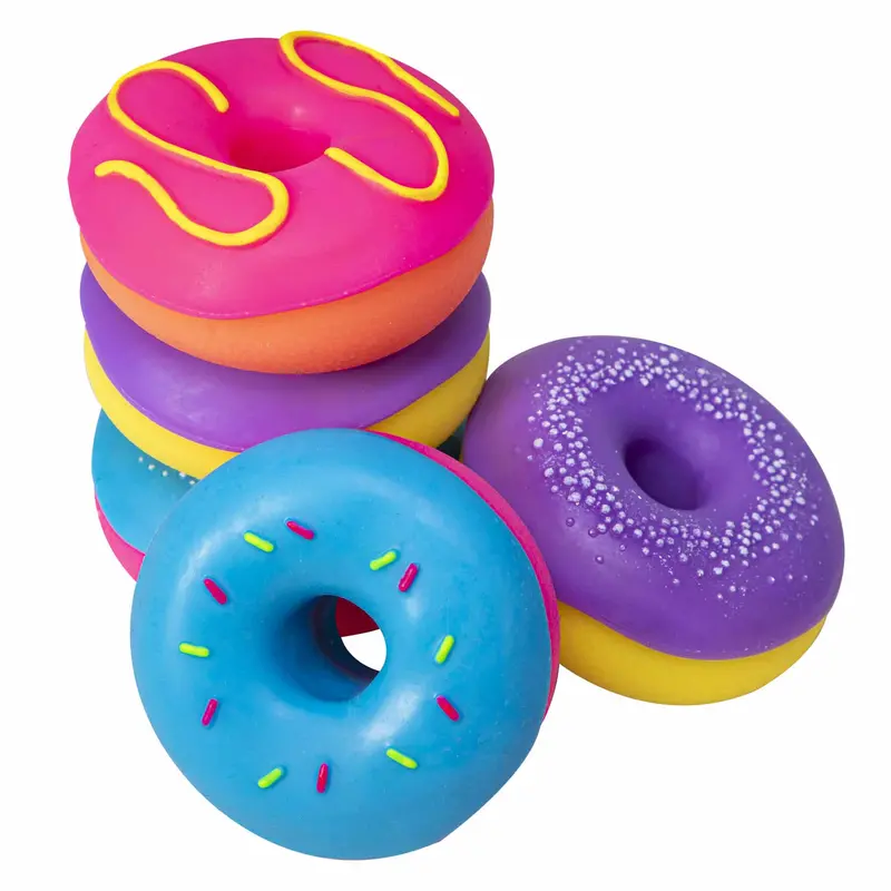 NeeDoh Dohnuts – Chew-Resistant Squishy Ring Toys