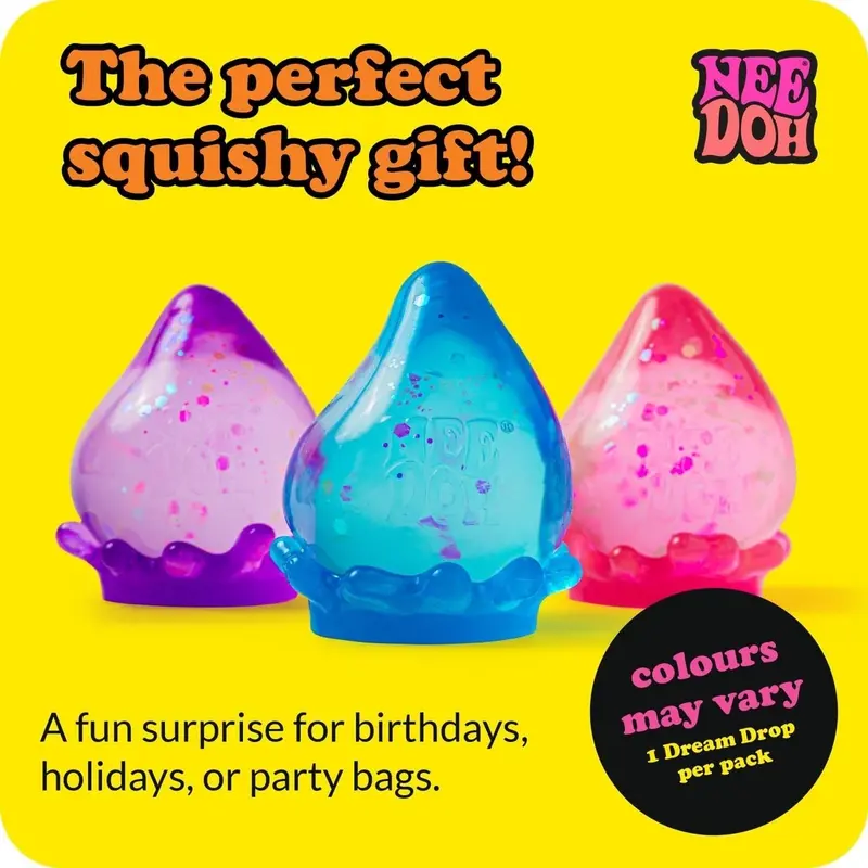 NeeDoh Dream Drop – Single Smooth-Squeeze Sensory Ball