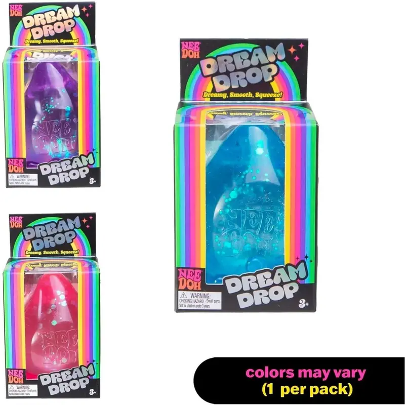 NeeDoh Dream Drop – Smooth-Squeeze Sensory Balls (3-Pack)