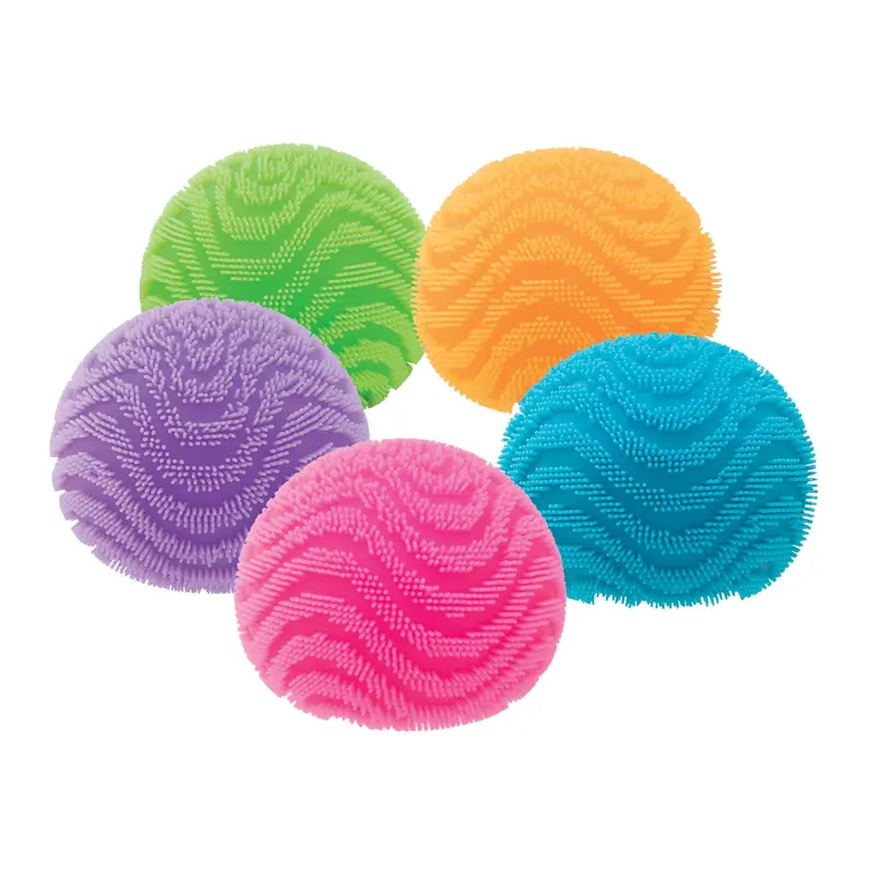 NeeDoh Fuzz Ball Wonder Waves – Ripple-Textured Sensory Set