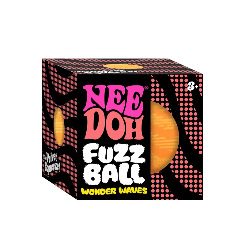 NeeDoh Fuzz Ball Wonder Waves – Ripple-Textured Sensory Set
