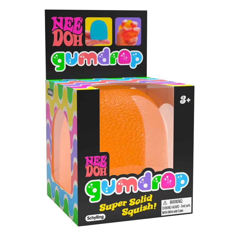 NeeDoh Gumdrop – Tactile Textured Squeeze Ball (2.5")