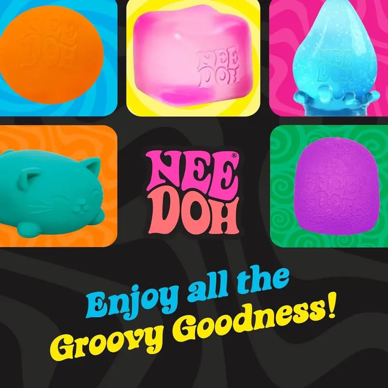NeeDoh Gumdrop – Textured Sensory Squeeze Toy (2.5 Inches)