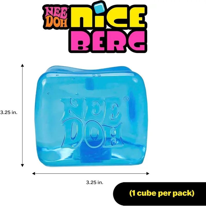 NeeDoh Nice Berg – Extra-Large Squishy Cube