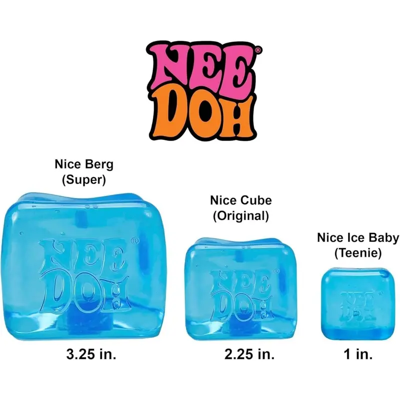 NeeDoh Nice Berg – Extra-Large Squishy Cube
