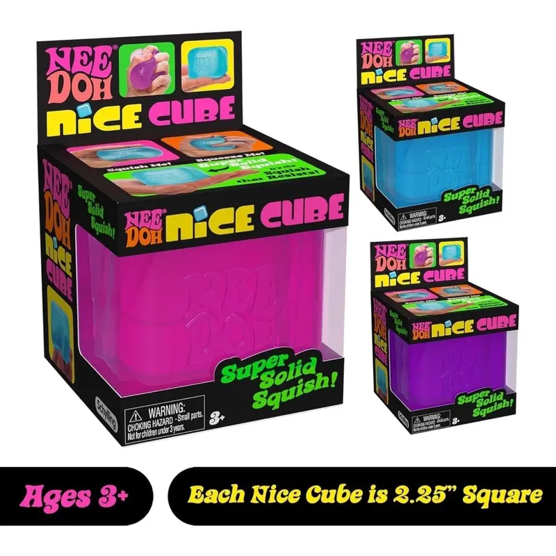 NeeDoh Nice Cube – 2.25-Inch Solid Squish Toy 2