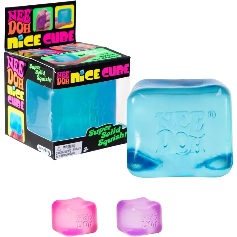 NeeDoh Nice Cube – Assorted Color Single Pack