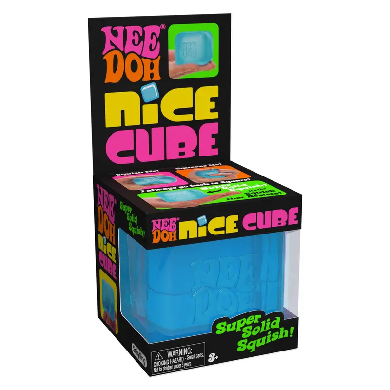 NeeDoh Nice Cube – Classic Solid Squish Toy