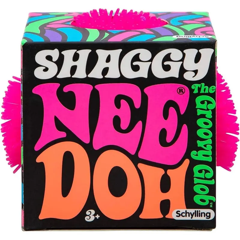 NeeDoh Shaggy Ball – Neon Squishy Sensory Set (3-Pack) 2