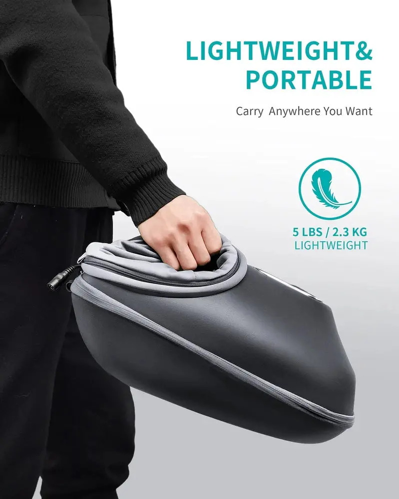 Nekteck Shiatsu Foot Massager – Deep-Kneading Therapy with Soothing Heat Function