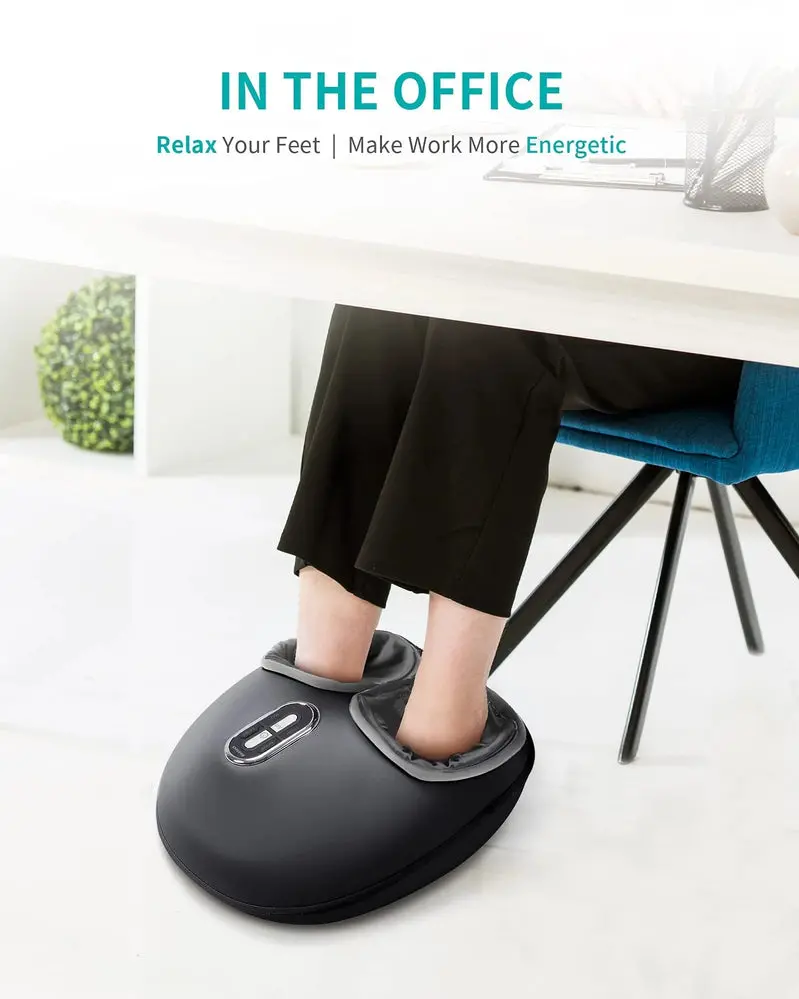 Nekteck Shiatsu Foot Massager – Deep-Kneading Therapy with Soothing Heat Function