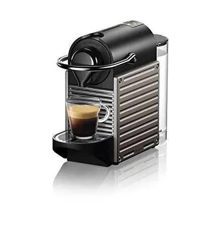 Nespresso Pixie Espresso Machine by Breville in Titanium Finish